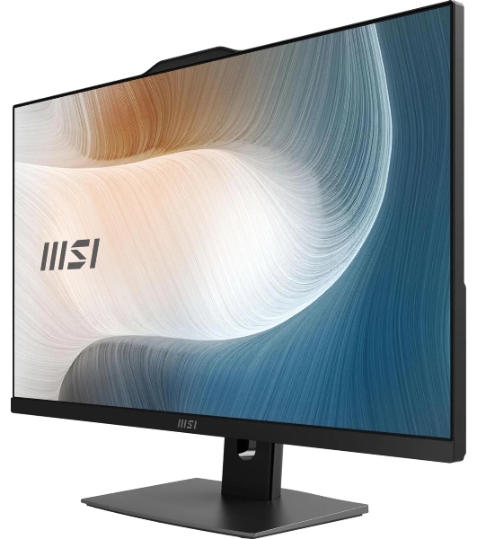 Моноблок MSI Modern AM272P 1M-682XRU 27' Full HD Core 3 100U (1.2) 16Gb SSD 512Gb Graphics noOS GbitEth WiFi BT 120W клавиатура мышь Cam черный 1920x1080 (9S6-AF8231-682)
