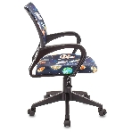 Кресло Бюрократ BuroKIDS 1 черный, ткань, 120 кг, фото4