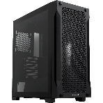 Компьютерный корпус без блока питания Case HSPD M541, Mesh Mid Tower, черный, TG, 0.7 SPCC, no fans, ATX, mATX, mITX, 170/405/210мм, 2x2.5', 2x3.5', 7xPCI, 1xUSB-A 3.0, 2xUSB-A 2.0, 465x220x485мм, фото 1