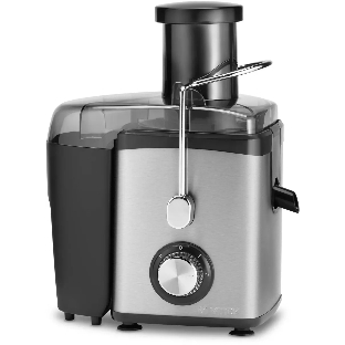 Соковыжималка Vitek VT-3653 серебристый, центробежная, 1000 Вт, 600 мл, механическое