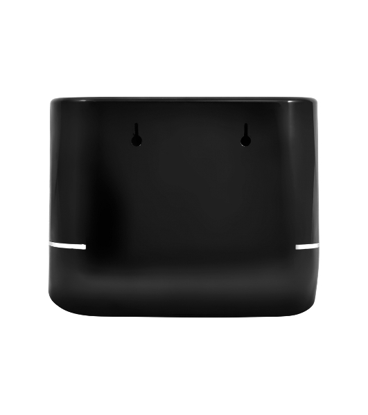 Диспенсер бумажных полотенец Puff 5135Bl, черный, с замком, ABS-пластик