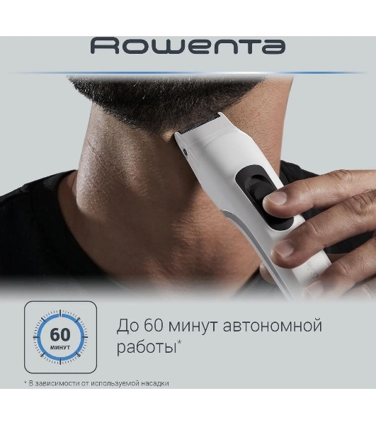 Триммер Rowenta TN8961F4 белый (насадок в компл:7шт)