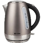 Чайник электрический Vitek VT-7025 (ST) 1850-2200 Вт/Макс объем 1.7 л/Корпус из нерж стали.Скрытый нагр элемент, фото 1