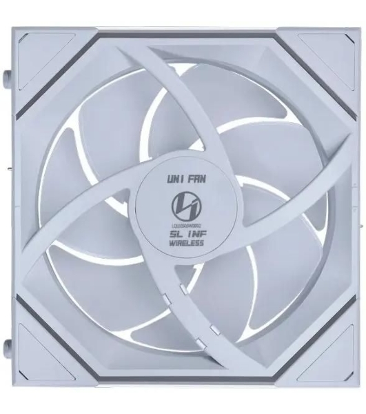 Вентилятор для корпуса Lian-Li Uni Fan SL-INF Wireless 120 ARGB 120х124.5x28 белый 4-pin 29.2дБ (упак.:3шт) (G99.12SLIN1W3W.R0) Ret