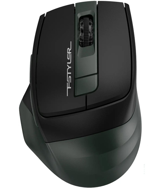 Мышь беспроводная A4Tech Fstyler FB35 зеленый/черный, 2000 dpi, радиоканал, Bluetooth, USB, кнопки - 6