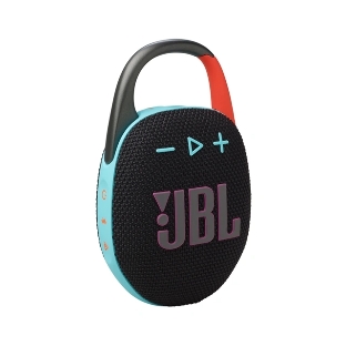 Колонка портативная JBL Clip 5 черный/оранжевый 7W Mono BT 10м 1400mAh