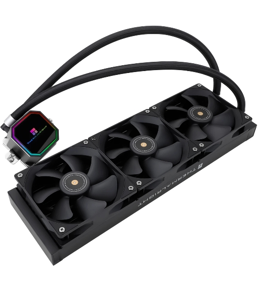 Система водяного охлаждения Thermalright Frozen Prism 360 Soc-AM5/AM4/1151/1200/2066/1700 черный 4-pin 27dB Al Ret (F-PRISM-360-BL)