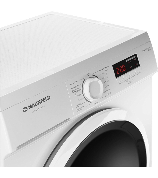 Стиральная машина Maunfeld MFWM127WH05 белый, загрузка фронтальная 7 кг, 1200 об/мин., класс: А+++
