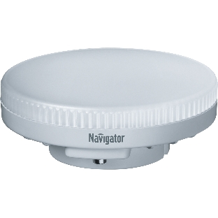 Лампа светодиодная Navigator NLL-GX53-8-230-2.7K 8 Вт таблетка 2700К теплый белый GX53 600 лм 220-240В