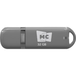 Флешка USB MORE CHOICE МФБ32 Grey (4620202558718), 32GB, USB 2.0, R/W 15/6, серый