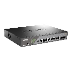 Коммутатор D-Link DSS-200G-10MPP/A1A, 8×1 Гбит/с + 2×1 Гбит/с SFP, настраиваемый, фото2