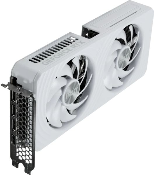 Видеокарта Palit RTX 5060Ti WHITE OC 8Gb GDDR7 128bit 3xDP HDMI 2FAN RTL белый