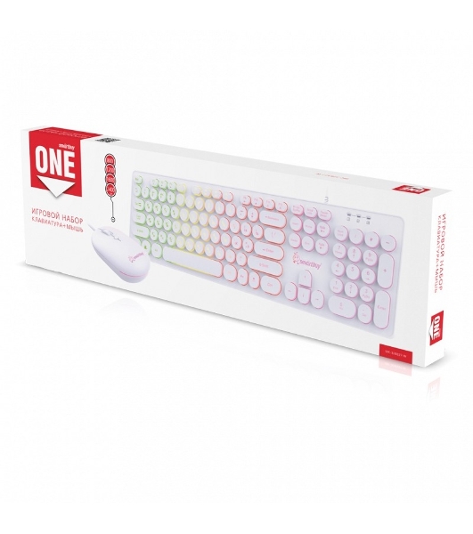 Комплект клавиатура+мышь Smartbuy (SBC-328327-W) ONE 328327 белый