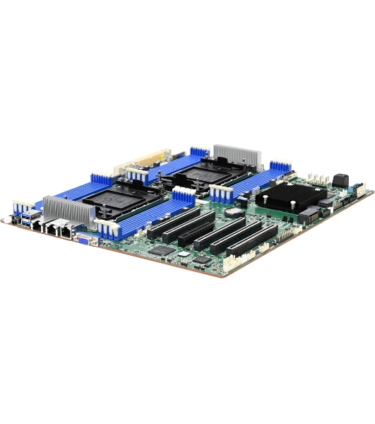 Серверная материнская плата AIC Vega MB, 2xLGA4677, Intel C741, 16xDDR5, 2xSATA, 2xM.2, 5xPCIe 5.0 x16, 1xVGA, 2x1Gb LAN, IPMI, 2xUSB-A 5Gbps, EATX