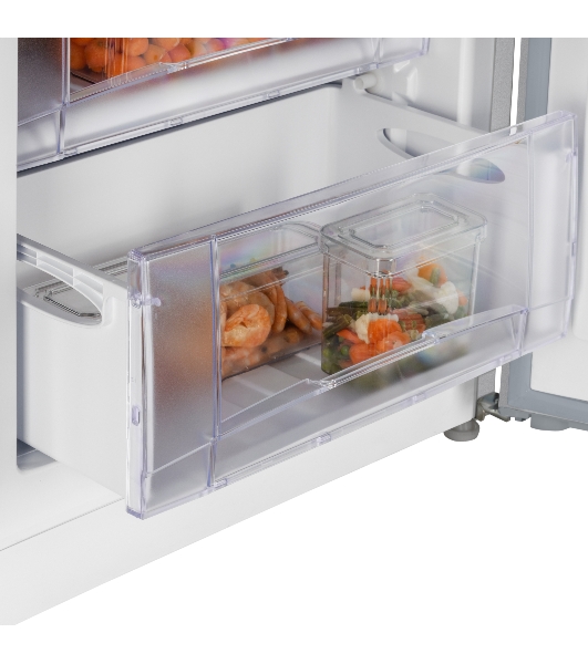 Морозильная камера Nordfrost DF 261 SAP, серебристый, 111л, 3 ящика