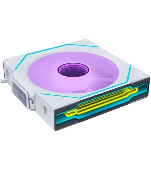 Вентилятор для корпуса Lian-Li Uni Fan SL-INF Wireless 120 ARGB 120х124.5x28 белый 4-pin 29.2дБ (упак.:3шт) (G99.12SLIN1W3W.R0) Ret