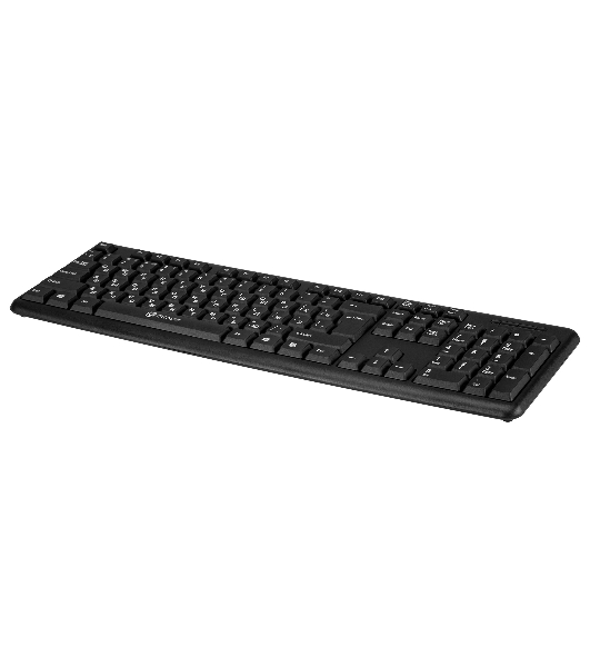 Клавиатура проводная Oklick 180M, PS/2, черный