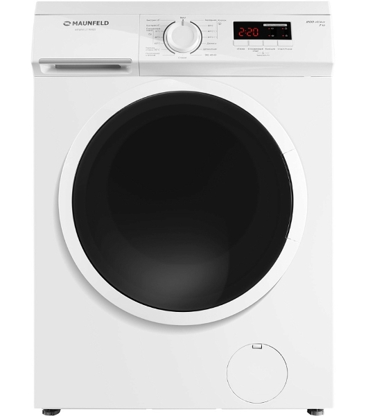 Стиральная машина Maunfeld MFWM127WH05 белый, загрузка фронтальная 7 кг, 1200 об/мин., класс: А+++