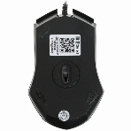 Мышь проводная Qumo Office M14 черный, 1000 dpi, USB, кнопки - 3, фото3