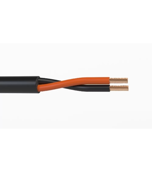 Кабель акустический 300 м, 16 AWG FRNC/LSZH, 1,5 мм2, диаметр 7мм, экран, медь 28 x 0,25 мм, черный, бухта