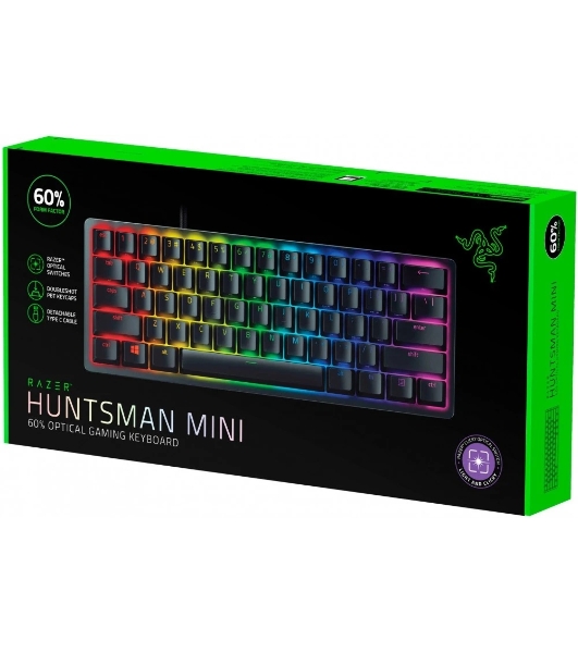 Клавиатура Razer Huntsman Mini проводная, USB, чёрный