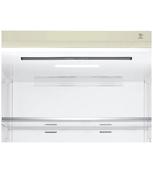 Холодильник LG GC-B569PECM бежевый глянц. двухкамерный инвертер 329/122л морозилка снизу, No Frost