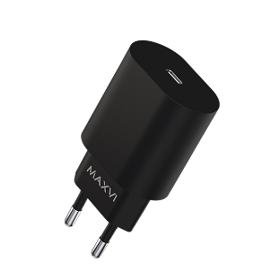 Сетевое зарядное устройство Maxvi SFC-125PD Type-C 3А 25W PD QC3.0 черный