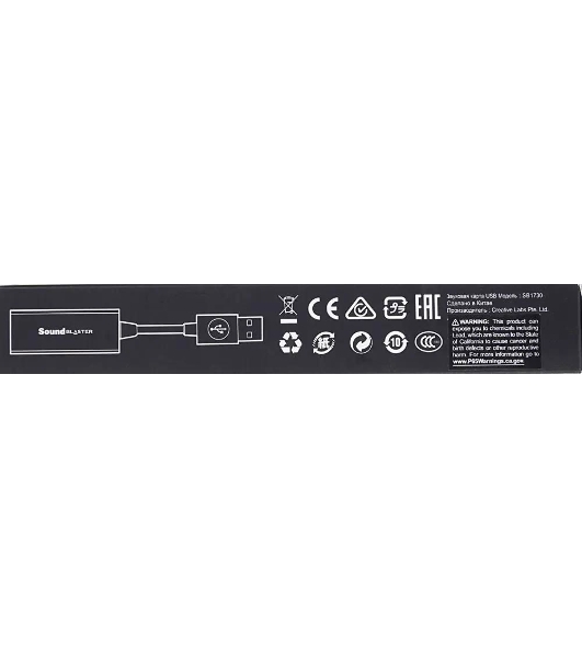 Звуковая карта Creative USB Sound Blaster Play! 3 2.0 Ret