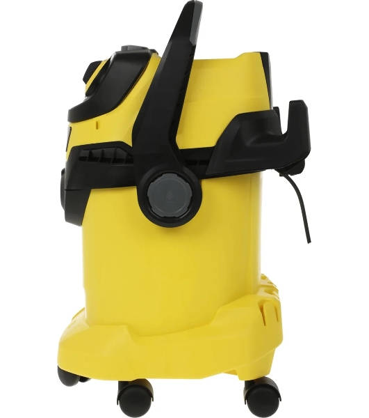 Строительный пылесос Karcher WD 5 V-25/5/22 желтый, 1100 Вт, уборка сухая/сбор воды, пылесборник мешок/контейнер, 25 л