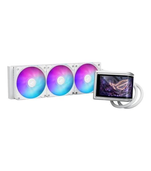 Жидкостная система охлаждения ASUS ROG RYUO IV 360 ARGB WHT белый, алюминий/медь, 2000 об/мин, 30.7 дБ, 4 pin