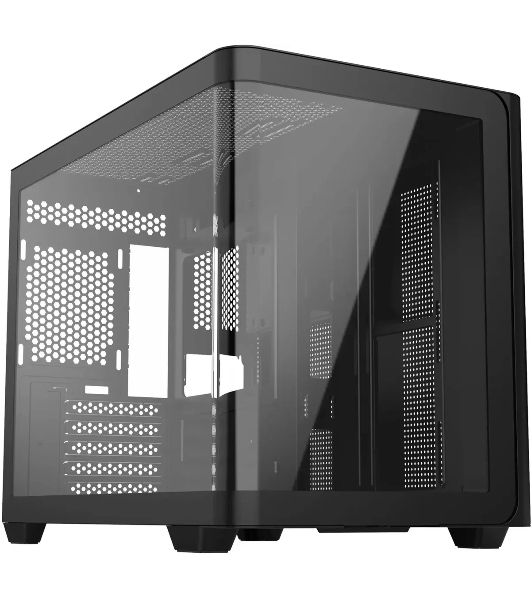 Компьютерный корпус Bloody BD-CC112 черный без БП mATX 9x120мм 2xUSB 3.0 audio bott PSU