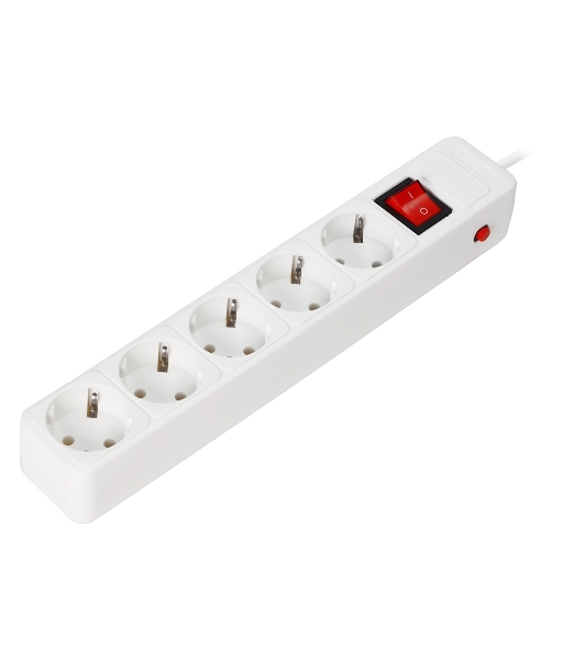 Сетевой фильтр Smartbuy (SBSP-5-30-W) 5 гн х 3,0 м белый