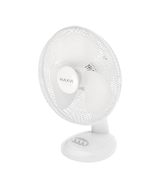 Вентилятор Maxvi FD1240 белый, напольный, 45 Вт, 3 скорости, 40 см