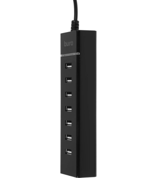 USB-концентратор Buro BPH-C-P107, USB-C, USB 2.0 7 портов, USB