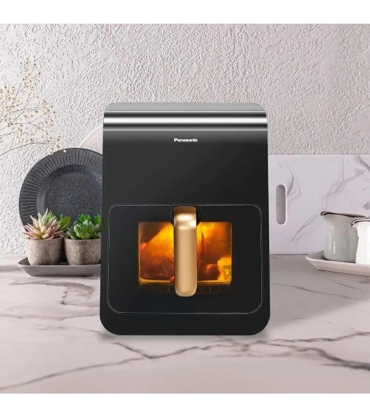 Аэрогриль Panasonic NF-CC600ATS черный, 1450 Вт, 6 л, сенсор, 11 программ