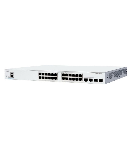 Коммутатор Cisco Catalyst C1300-24T-4X, 24×1 Гбит/с, 4×10 Гбит/с SFP+, управляемый