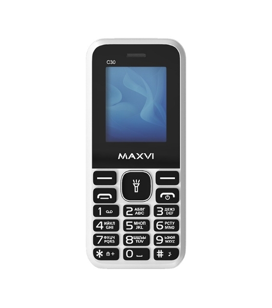 Мобильный телефон Maxvi C30 белый