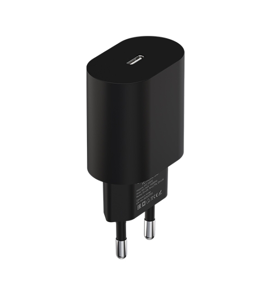Сетевое зарядное устройство Maxvi SFC-125PD Type-C 3А 25W PD QC3.0 черный