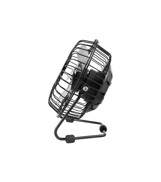 Вентилятор Energy EN-0606M USB чёрный, настольный, 2,5 Вт, 1 скорость, 8 см, металлический