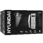 Микроволновая печь Hyundai HYM-D2071 черный, 20 л, 700 Вт, переключатели — кнопки, поворотный механизм, фото2