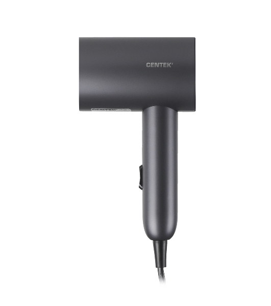 Фен Centek CT-2201 серый, 900 Вт, компактный, ионизация
