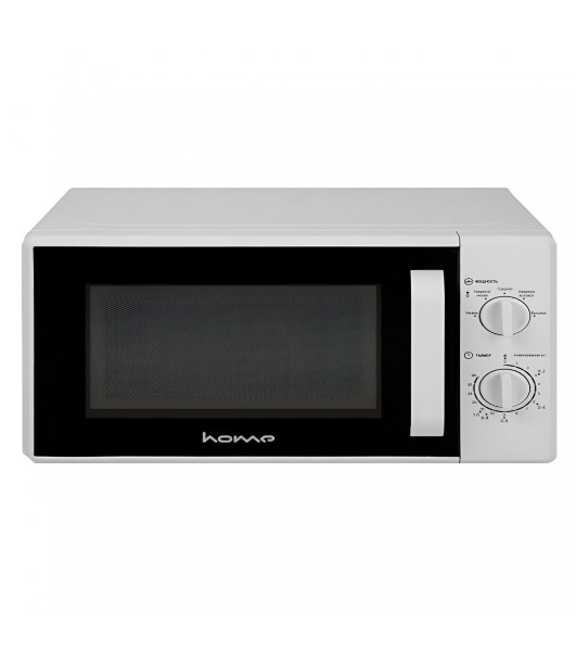 Микроволновая печь HOME HMM207DW белый, 20 л, 700 Вт, переключатели — поворотный механизм