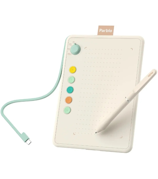Графический планшет Parblo Ninos Q, 8192 уровней, USB Type-C