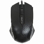 Мышь проводная Qumo Office M14 черный, 1000 dpi, USB, кнопки - 3, фото 1