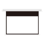 Встраиваемый экран с электроприводом Lumien Master Recessed Control 176х305 см (раб.область 166х295 см) (133') Matte White черная кайма по периметру, черная кайма сверху 35 см, триггер, RS232, IR, RF управл.в комплекте, цвет корпуса белый 16:9, фото2