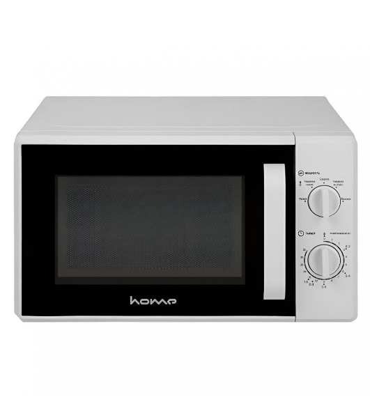 Микроволновая печь HOME HMM207DW белый, 20 л, 700 Вт, переключатели — поворотный механизм