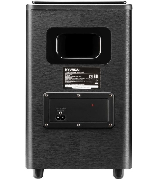Микросистема Hyundai H-HA650 черный 150Вт FM USB BT SD/MMC/MS