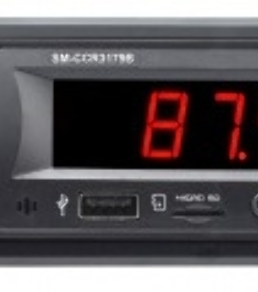 Автомагнитола Soundmax SM-CCR3179B, 1 DIN, Bluetooth, USB Type-A, AUX