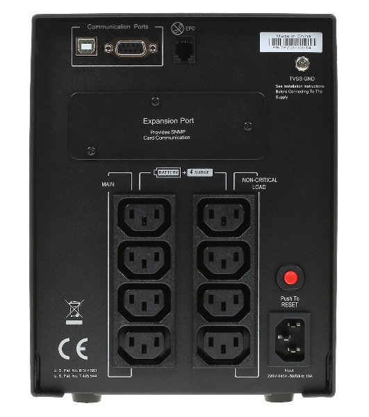 Источник бесперебойного питания CyberPower PR 1500 LCD / 1500ВА / 1350Вт / IEC C13 x 8