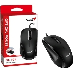 Мышь проводная Genius DX-101 черный, 1200 dpi, USB, кнопки - 3, фото3